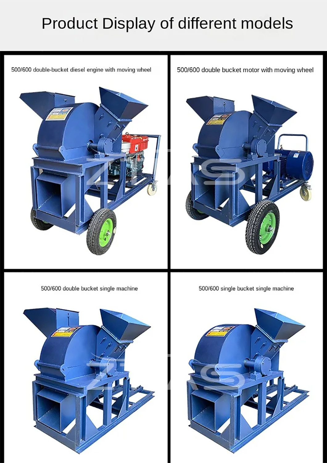 Ztias Wood Pulverizer Root Crushing Wood Pulverizer Factory Supply